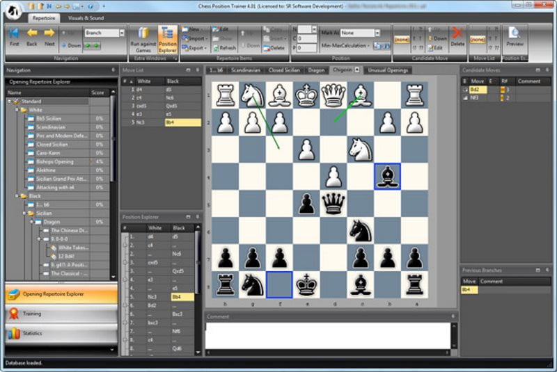 Chess Position Trainer logiciel d'échecs gratuit