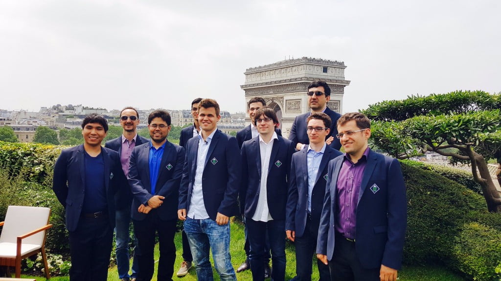 Grand Chess Tour Paris les joueurs sont arrivés