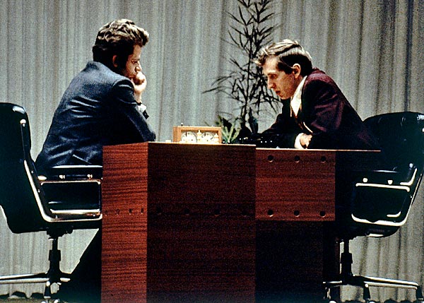 Boris Spassky contre Bobby Fischer en 1972 à Reykjavik