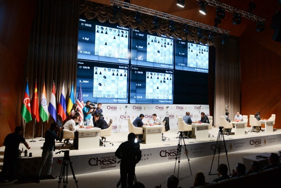 Shamkir Chess 2016 Ronde 1 Vue générale
