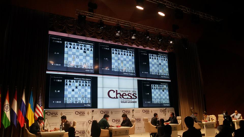 Shamkir Chess 2016 Ronde 4 Vue générale