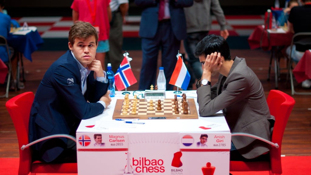 Bilbao Chess Masters 2016 Ronde 9 Magnus Carlsen achève Anish Giri