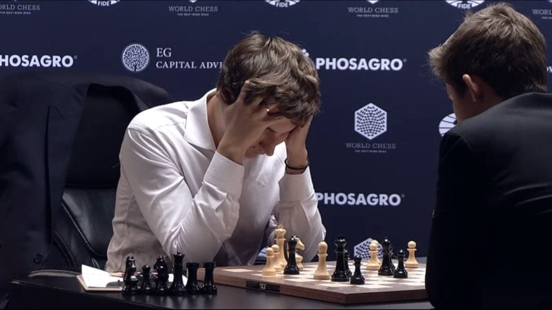 Carlsen Karjakin 2016 partie 4 coup 37