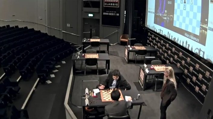 London Chess Classic 2016 ronde 5 Kramnik Nakamura