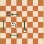 Règles jeu d'échecs : déplacement du Cavalier