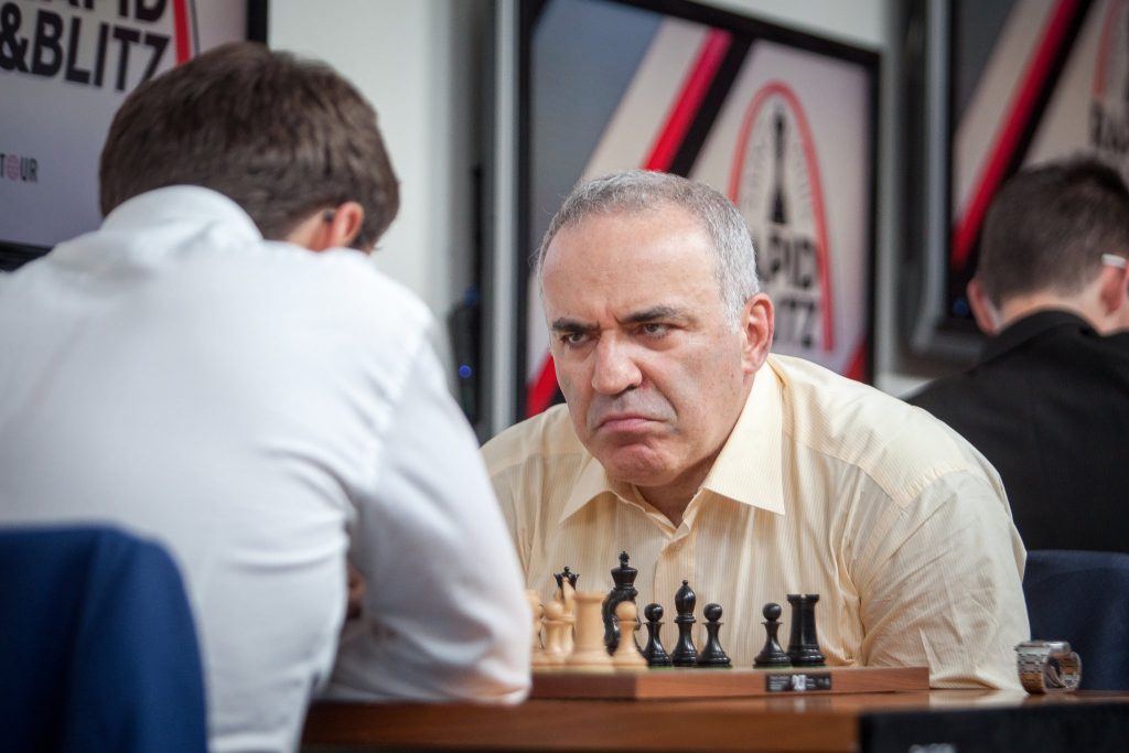Saint Louis Rapide Blitz 2017 jour 2 Kasparov-Aronian