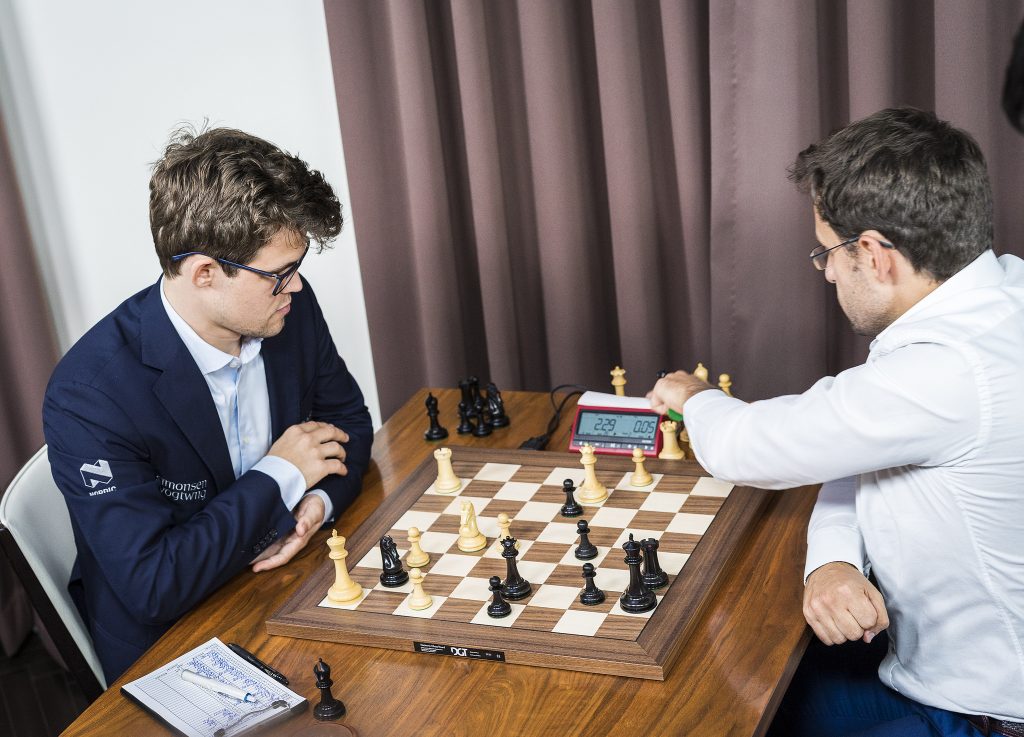 Sinquefield Cup 2017 ronde 9 Carlsen-Aronian