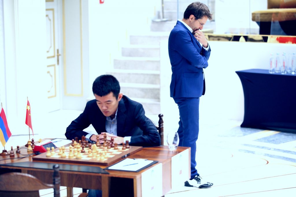 Coupe du Monde d'échecs FIDE 2017 finale partie 1 Aronian Ding