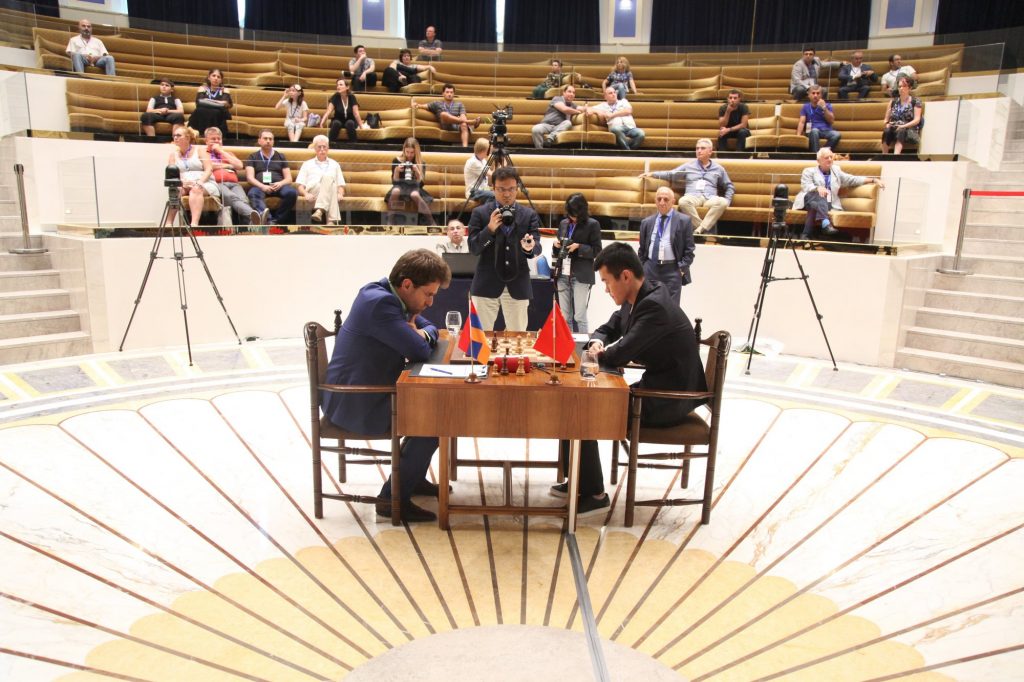 Coupe du Monde d'échecs FIDE 2017 finale partie 2 Ding Aronian