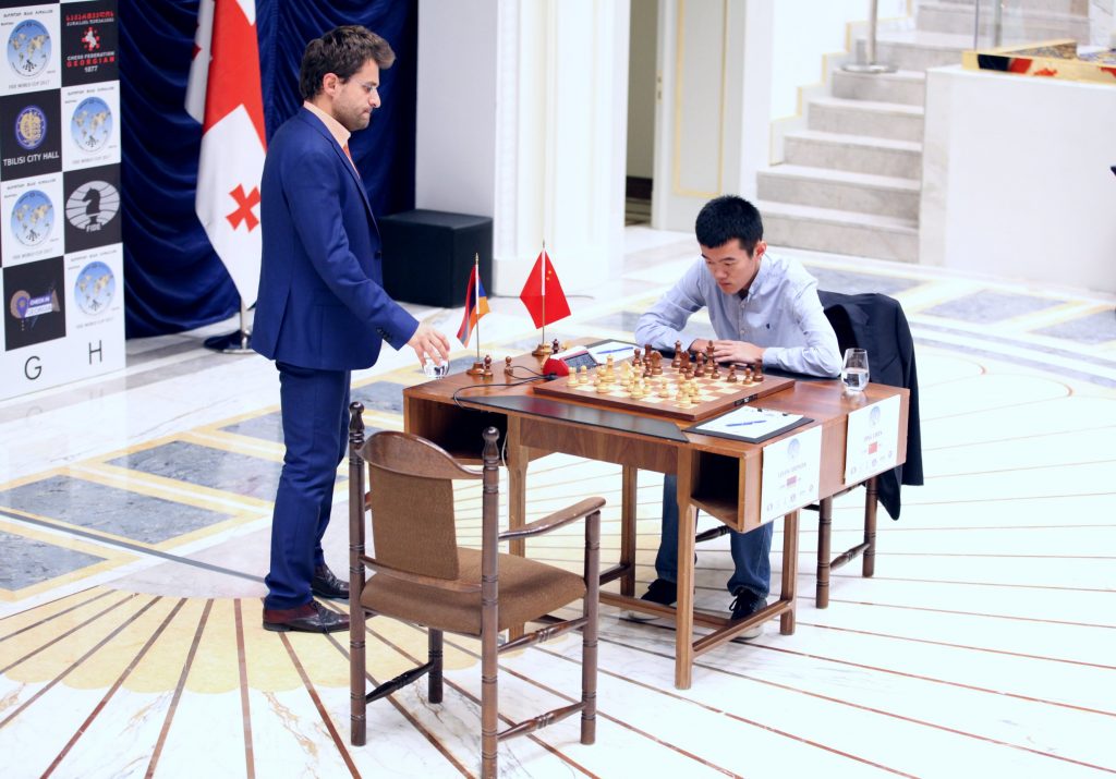 Coupe du Monde d'échecs FIDE 2017 finale partie 3 Aronian Ding