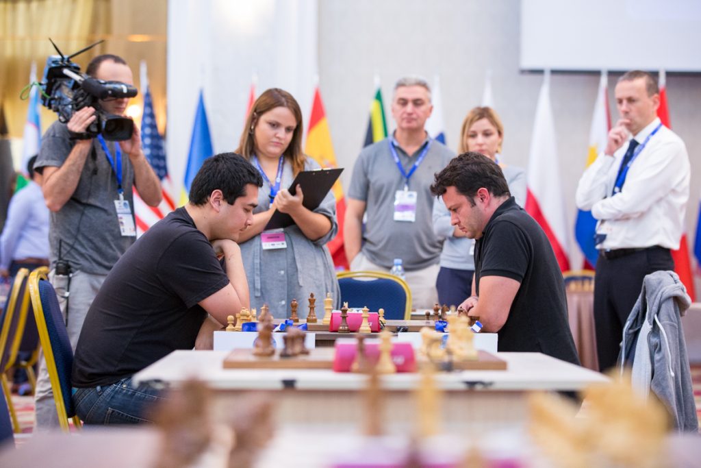 Coupe du Monde d'échecs FIDE 2017 ronde 1 départage Etienne Bacrot