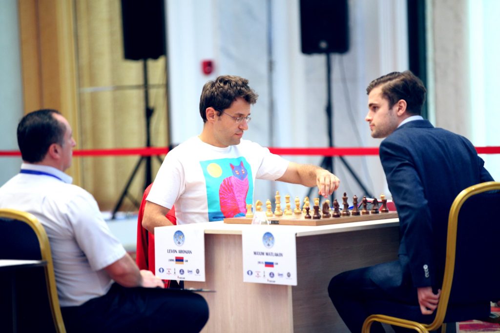 Coupe du Monde d'échecs FIDE 2017 ronde 3 départages Levon Aronian