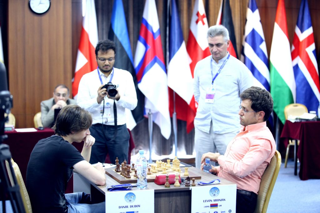 Coupe du Monde d'échecs FIDE 2017 ronde 4-2 Dubov-Aronian