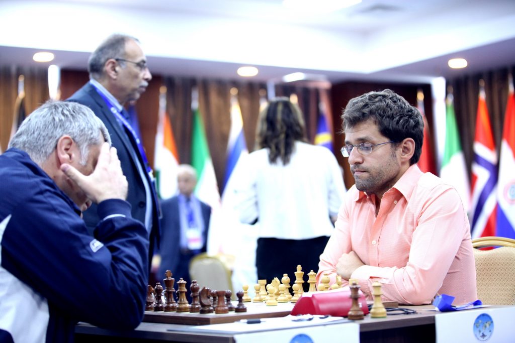 Coupe du Monde d'échecs FIDE 2017 ronde 5 1 Aronian-Ivanchuk