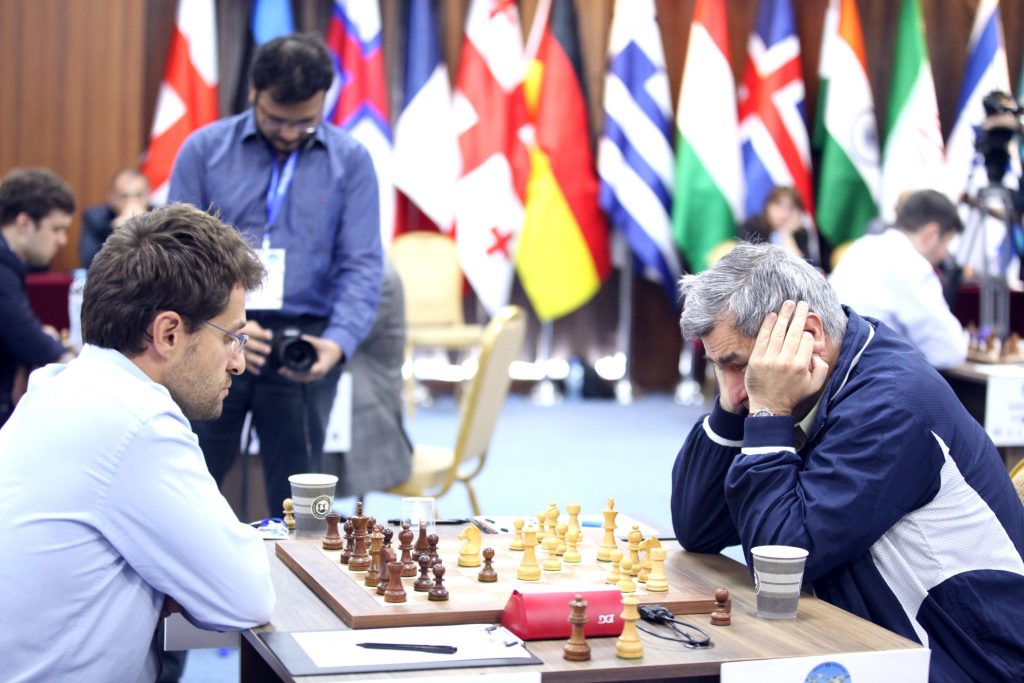 Coupe du Monde d'échecs FIDE 2017 ronde 5-2 Ivanchuk-Aronian