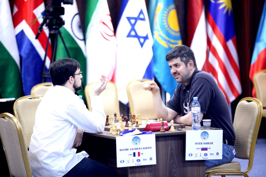 Coupe du Monde d'échecs FIDE 2017 ronde 5 Départages Vachier-Lagrave Svidler
