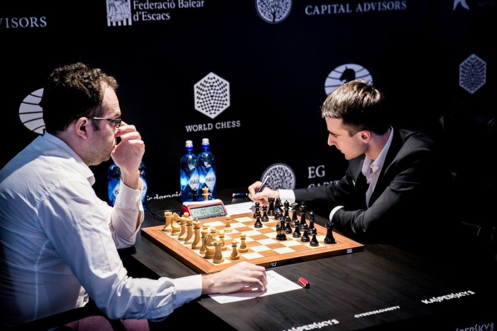 Grand Prix FIDE 2017 Palma de Majorque ronde 5 Eljanov-Inarkev