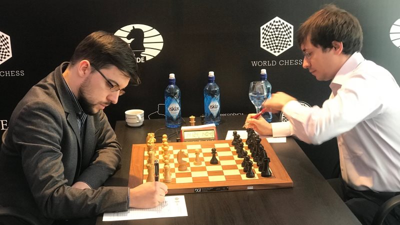 Grand Prix FIDE 2017 Palma de Majorque ronde 9 Vachier-Lagrave Jakovenko