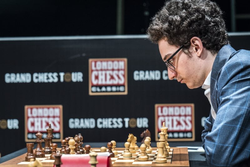 London Chess Classic 2017 ronde 2 Fabiano Caruana