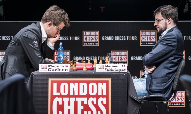 London Chess Classic 2017 Ronde 4 Vachier-Lagrave Carlsen