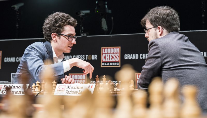 London Chess Classic 2017 ronde 6 Caruana et Vachier-Lagrave