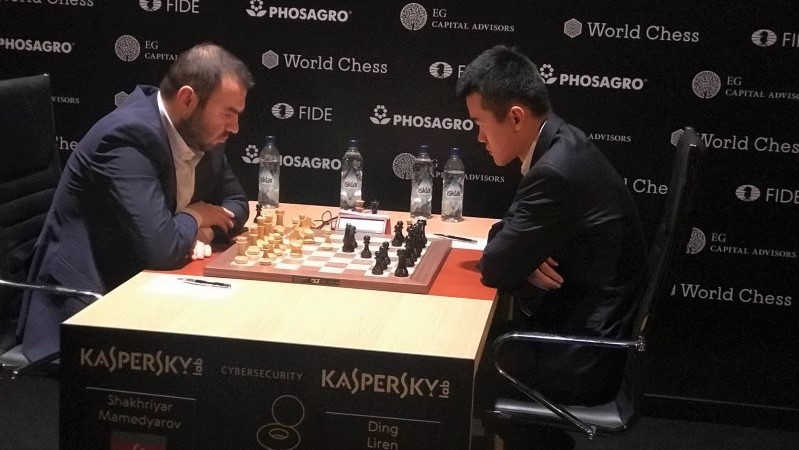 Tournoi Candidats 2018 ronde 12 Mamedyarov-Ding