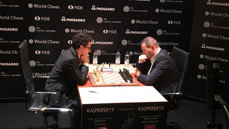 Tournoi Candidats 2018 ronde 3 Caruana-Mamedyarov