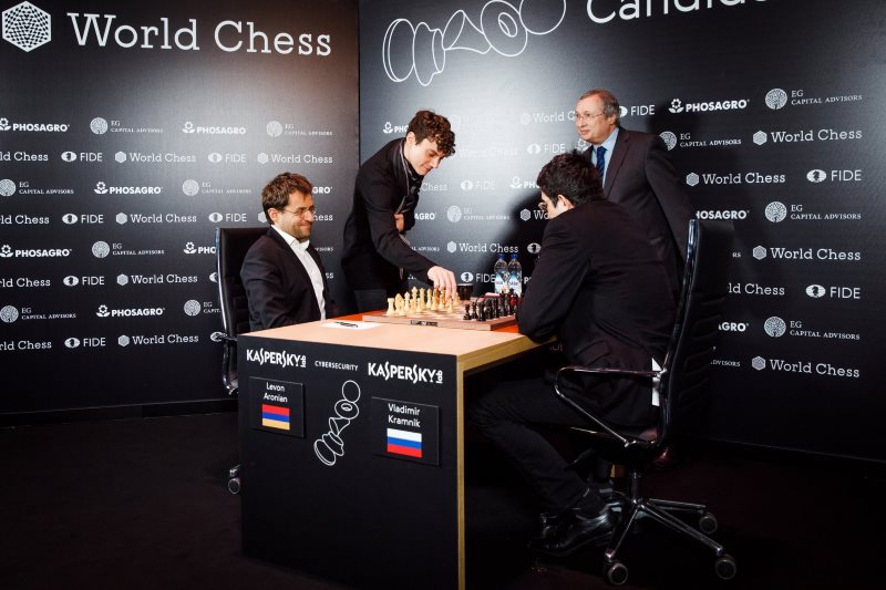 Tournoi candidats 2018 ronde 3 Aronian-Kramnik