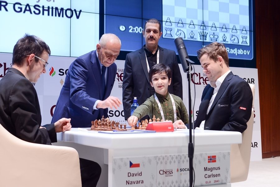 Shamkir Chess 2018 ronde 2 Carlsen-Navarra
