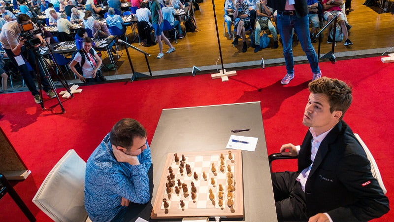 Tournoi des Grands-Maîtres au Festival des échecs de Bienne 2018 ronde 5