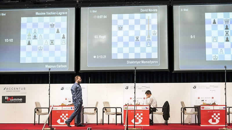 Tournoi des Grands-Maîtres au Festival d'échecs de Bienne 2018 ronde 7