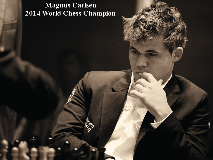Magnus Carlsen Champion du Monde d'échecs 2014