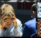 Carlsen réfléchit 3eme partie du match