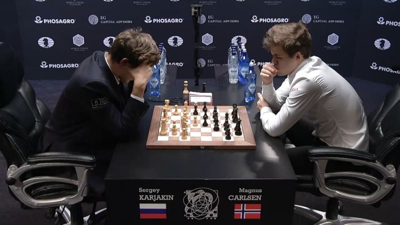 Carlsen karjakin 2016 departage 1