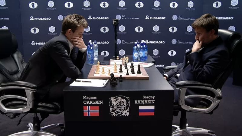 Carlsen Karjakin 2016 partie 5 coup 24