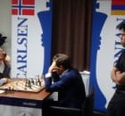 Magnus Carlsen contre Levon Aronian