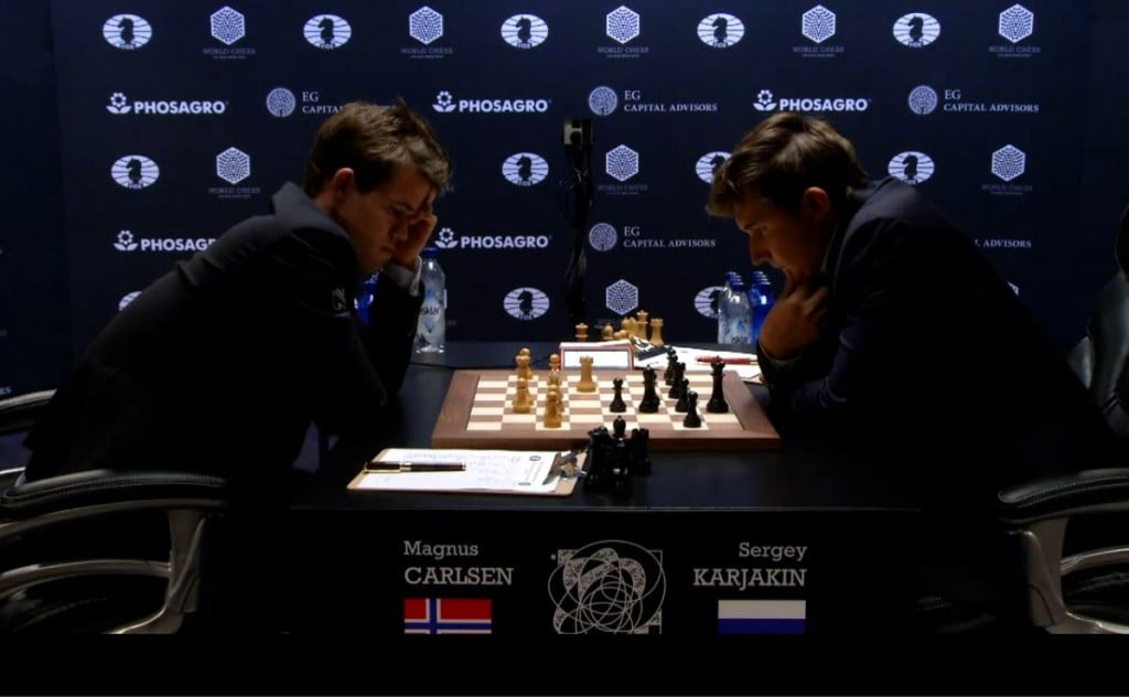 Carlsen Karjakin 2016 partie 1