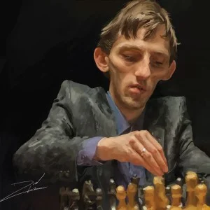 Caricature échecs Alexander Grischuk