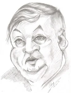 Caricature échecs Anatoly Karpov