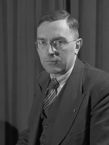 Max Euwe portrait le 16 novembre 1945