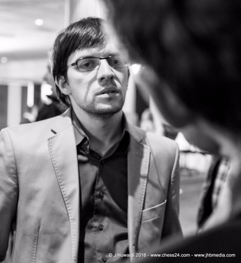 Norway Chess 2016 Ronde 5 Maxime Vachier-Lagrave et Levon Aronian analysent