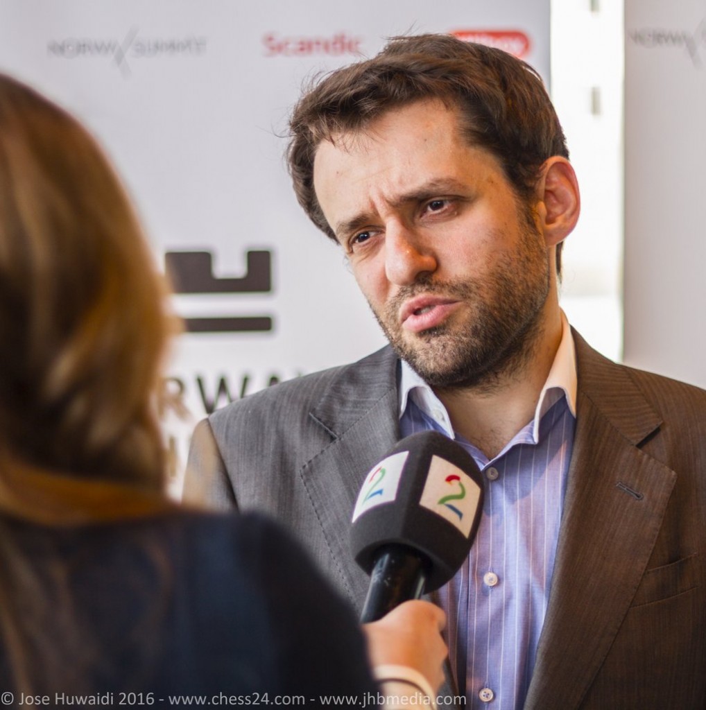 Norway Chess 2016 Ronde 8 Levon Aronian en interview