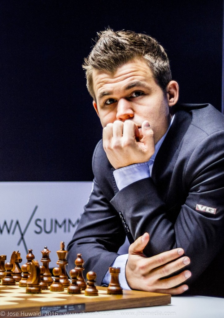Norway Chess 2016 Ronde 8 Magnus Carlsen