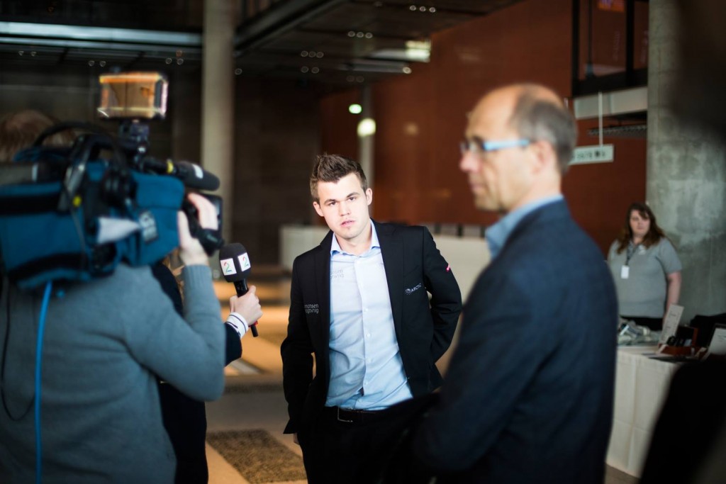 Norway Chess 2016 Ronde 8 Magnus Carlsen en interview