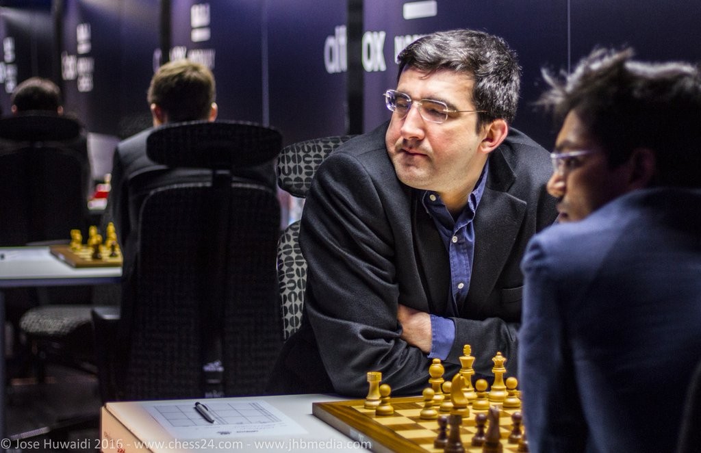 Norway Chess 2016 Ronde 8 Vladimir Kramnik Pentala Harikrishna