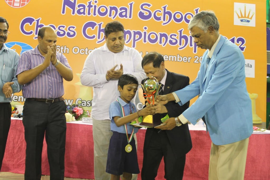 Praggnanandhaa R à l'âge de 7 ans