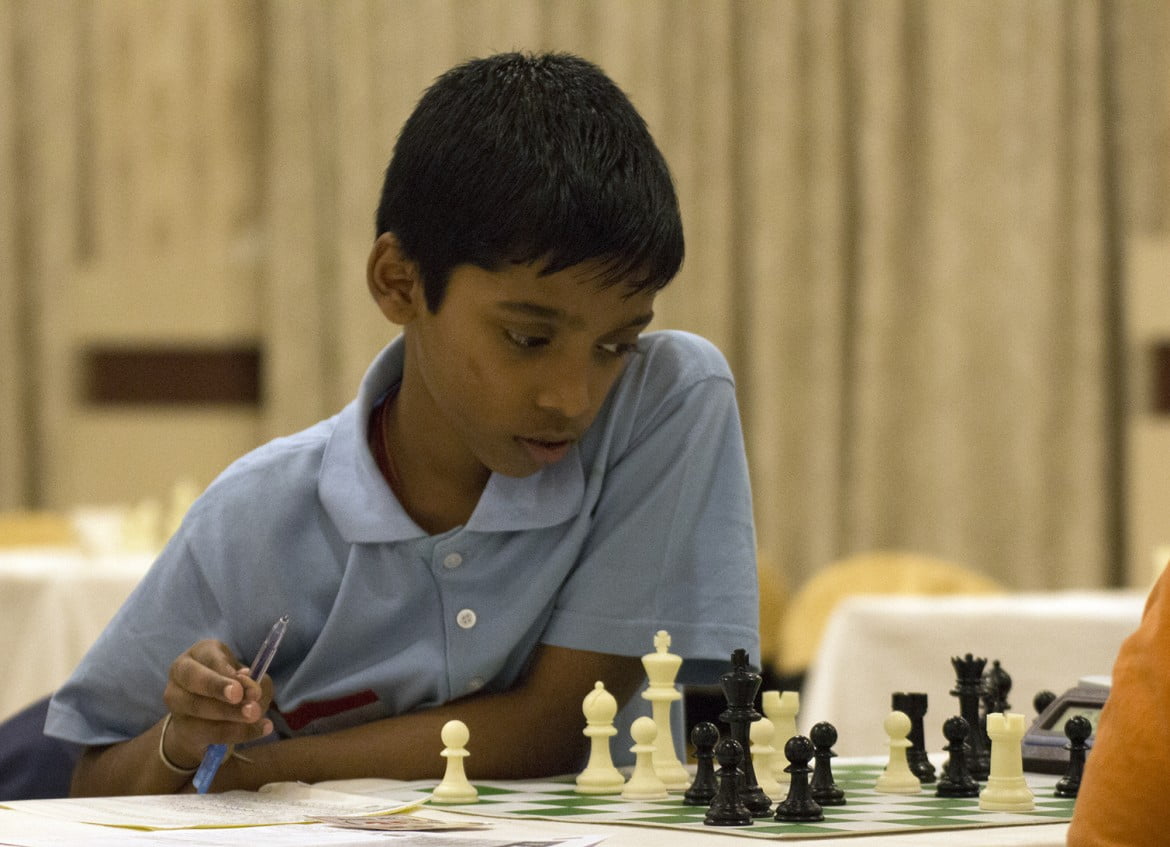 Praggnanandhaa plus jeune Maître International d'échecs
