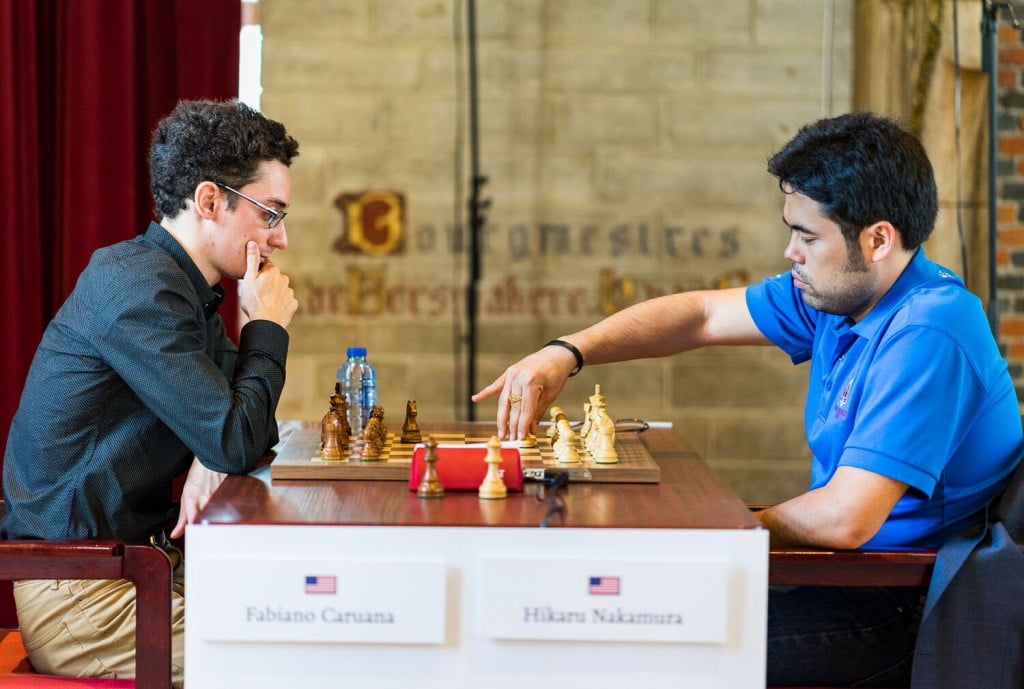 Fabiano Caruana et Hikaru Nakamura Your Next Move à Louvain
