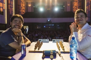 Paris Grand Chess Tour 2016 Hikaru Nakamura et Magnus Carlsen