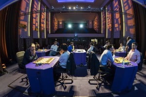 Paris Grand Chess Tour 2016 vue scène parties rapides